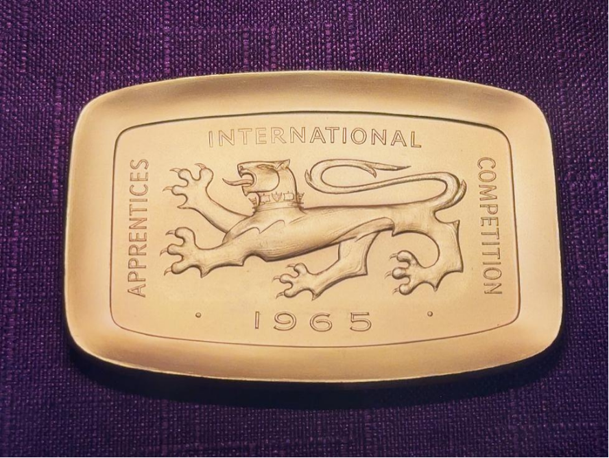 A journey across the seas to reconnect: Peter Johns, 81-year-old champion of WorldSkills Competition, revisits his gold medal, letter of congratulations, and a video after 60 Years