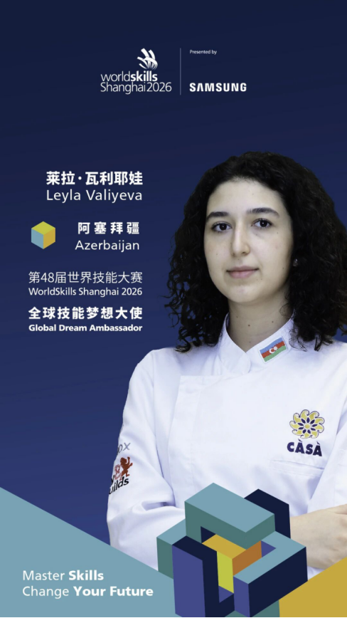 WorldSkills Global Dream Ambassador Leyla Valiyeva (Azerbaijan): cooking a better future with a Spatula
