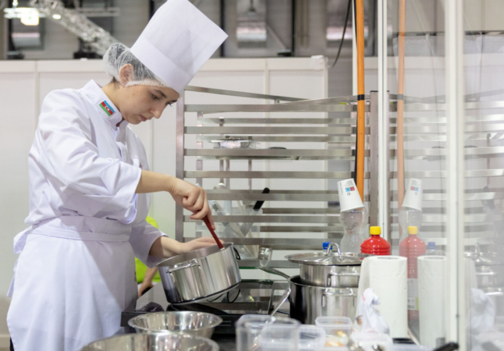 WorldSkills Global Dream Ambassador Leyla Valiyeva (Azerbaijan): cooking a better future with a Spatula